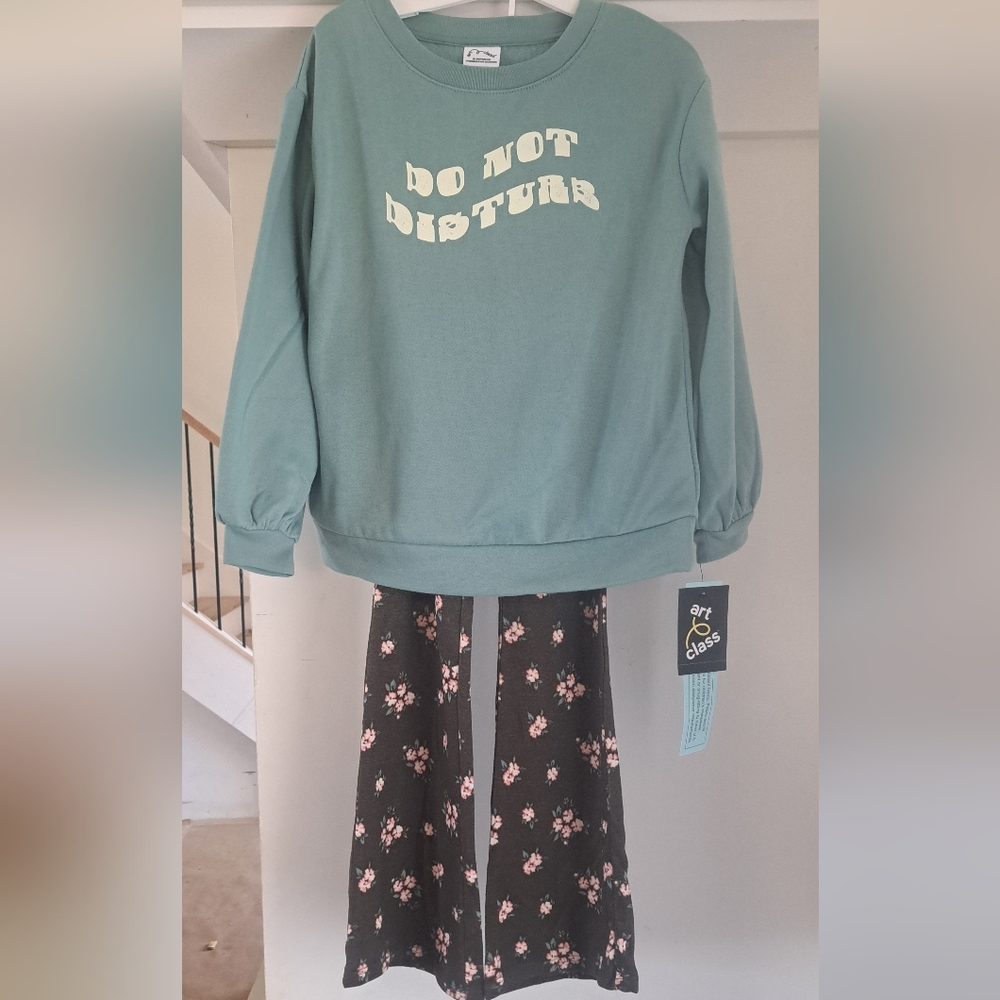 ART CLASS Girls Pajama Set sz S - Picture 1 of 4